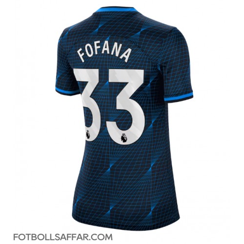 Chelsea Wesley Fofana #33 Bortatröja Dam 2023-24 Kortärmad